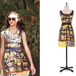 Anthropologie Yoana Baraschi silk dress